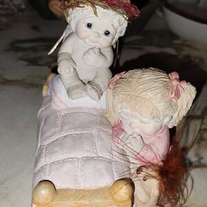 Dreamsicle Signed Angel Little Girl Praying Now I Lay Me Down To Sleep 1995